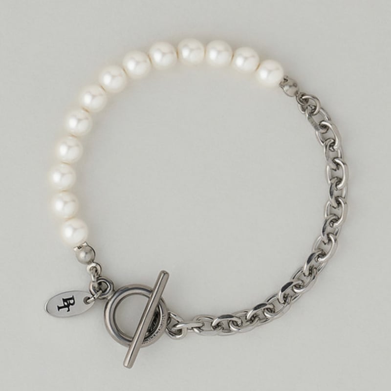 BICYCLE TROPHY BT Pearl Bracelet 04 (6mm / half&half)