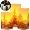 3 Candles Decorative LED Candles Decorative Christmas Decoration