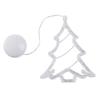 Suction Cup Design Christmas Window Lights Snowflake Hanging Sucker Lamp Christmas LED Light New Year Celebration