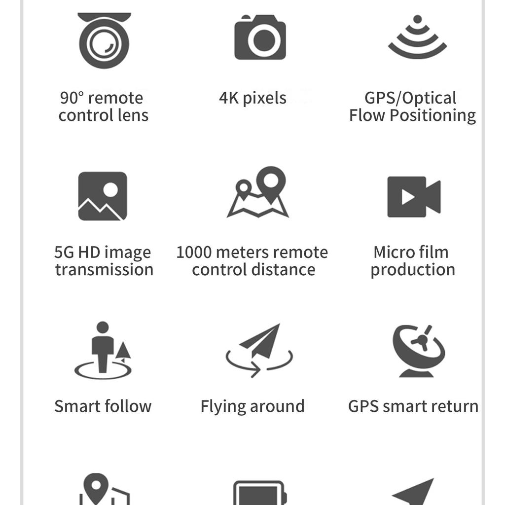 SG108 drone 4k HD with Camera 5G WiFi GPS drone brushless FPV Drone RC 1KM