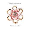 Elegant Silk Flower Scarf Buckle: Versatile, Dual-Purpose Accessory for Shawls and Scarves