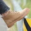 Fashion Men Waterproof Shoes Work Safety Shoes Steel Toe Men Sneakers Wear-resistant Indestructible Construction Man Boot