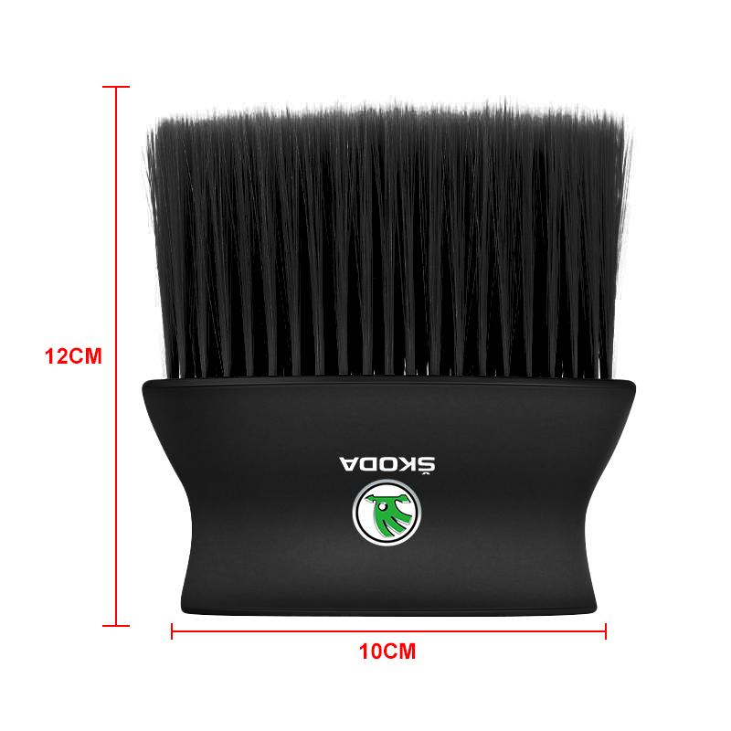 Car Interior Cleaning Soft Brush Dashboard Air Conditioner Outlet Detail Brush For Skoda Octavia MK2 MK3 2 3 A7 Fabia Karoq Kodiaq Superb Rapid Kamiq