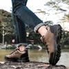 Outdoor Hiking Shoes Men Anti-slip Sports Shoes Men Lace-up Lightweight Comfortable Soft Breathable Casual Sport Shoes