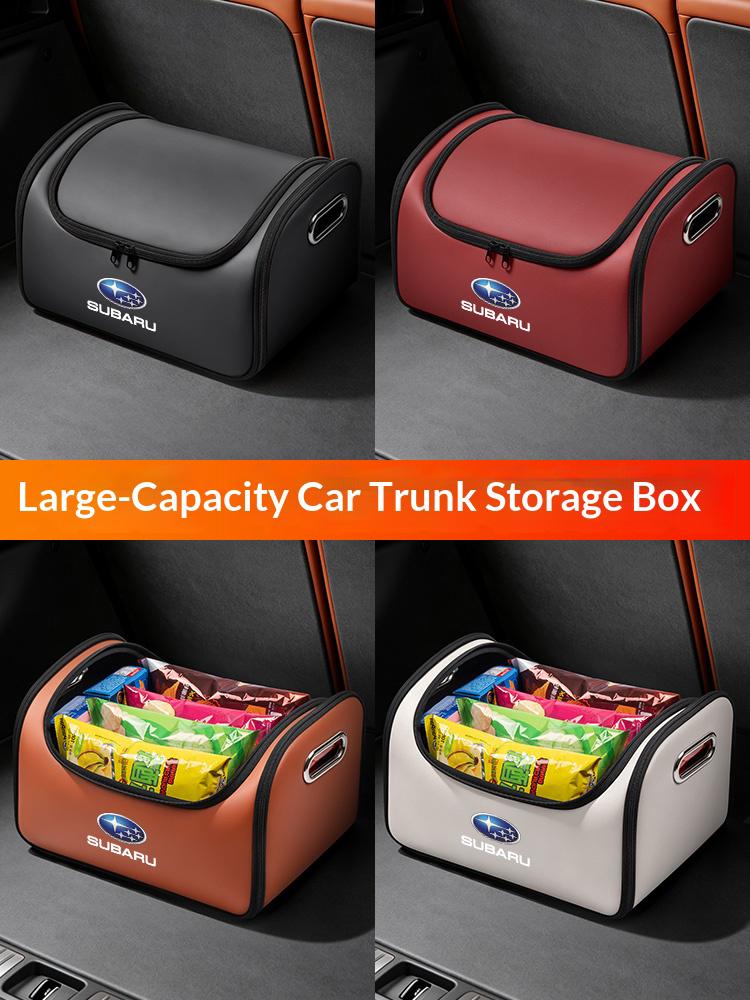 Autokrabice organizér do kufru z kůže Tailbox úložná taška pro Subaru Outback Brz Wrx Xv Ascent Forester Impreza Legacy