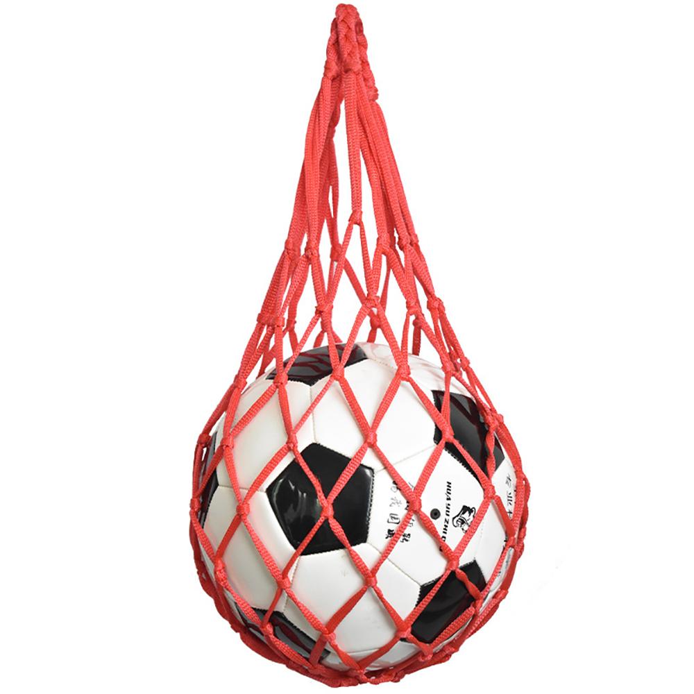 Basketball Net Bag Nylon Weave Storage Bag Single Ball Carry Portable Equipment Outdoor Sports Football Soccer Volleyball Bag