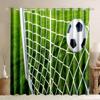 Tende da Finestra con Motivo Serie Calcio Tema Sportivo Tende Sottili Drappeggi Per Soggiorno Camera da Letto Camera dei Ragazzi Decorazione Casa 2023