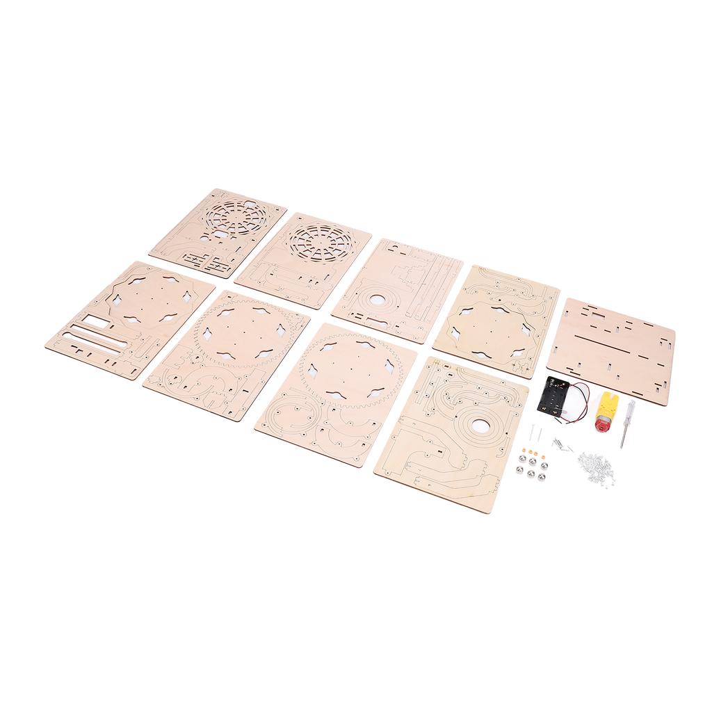 3D Wooden Puzzles Adults Roller Coaster Marble Rail Mechanical Wood Model Building Kits