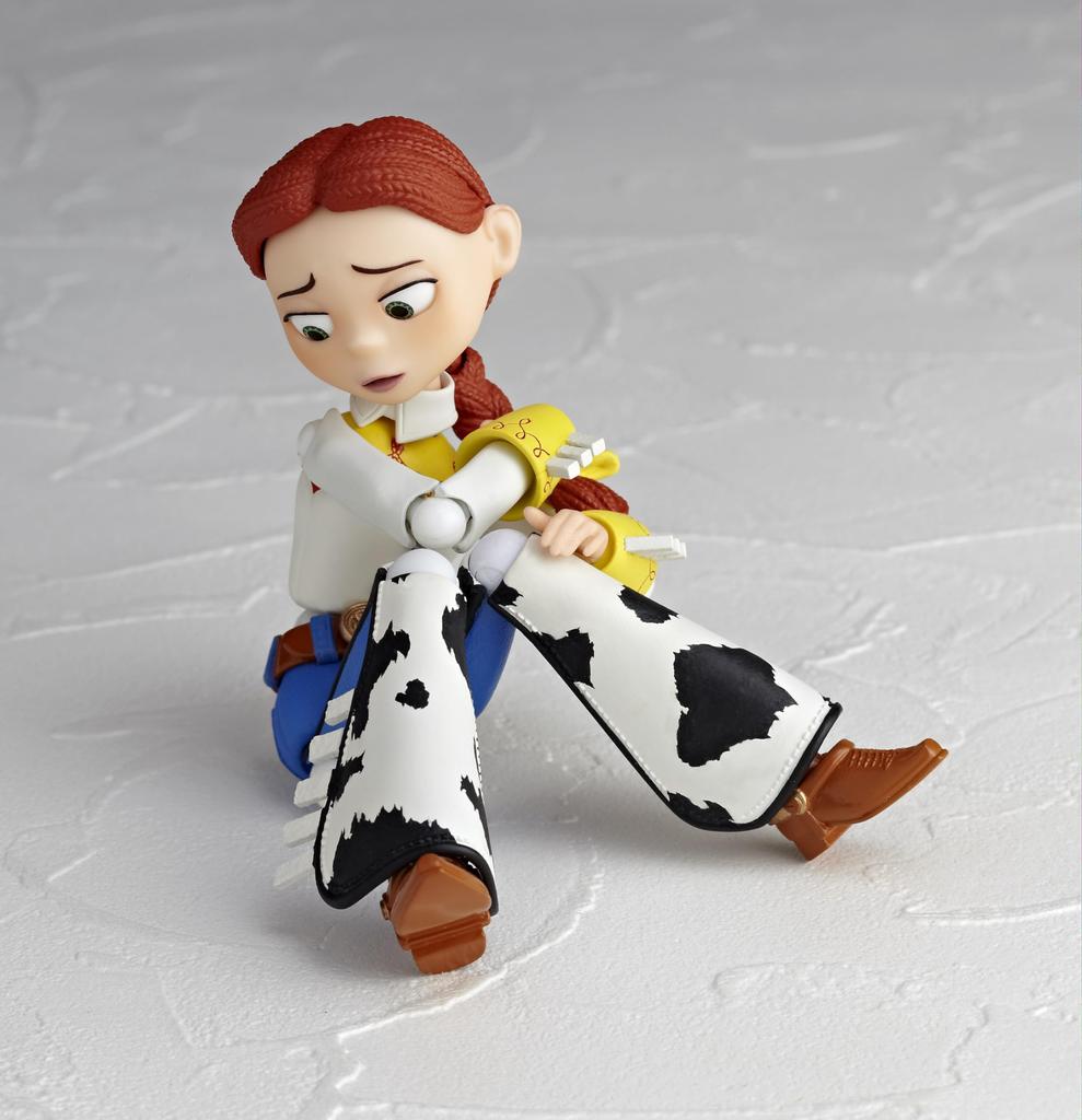 Kaiyodo Revoltech Toy Story Jesse Výška 145 mm malovaná pohyblivá figurka ver. 1,5 cca. PVC&ABS bez vodního kamene