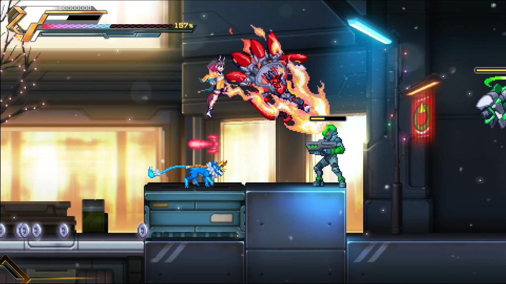 Blue Thunder Gunvolt Chain Ring Limited Edition Switch Setting Material Soundtrack CD Acrylic Key Chain A4 Clear File - ([Bonus] Full-color