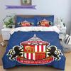 Sunderland AFC  Pattern Bedding Quilt Set  Home Decoration  Gift (1 * Duvet Cover + 2 * Pillowcase  Without Core)