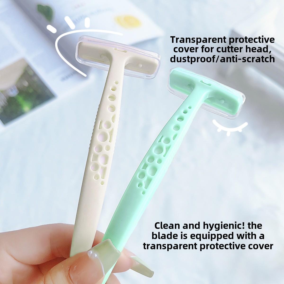 

Т-образная бритва для удаления волос для женщин, бритва для бритья подмышек, ног и зоны бикини 1pc