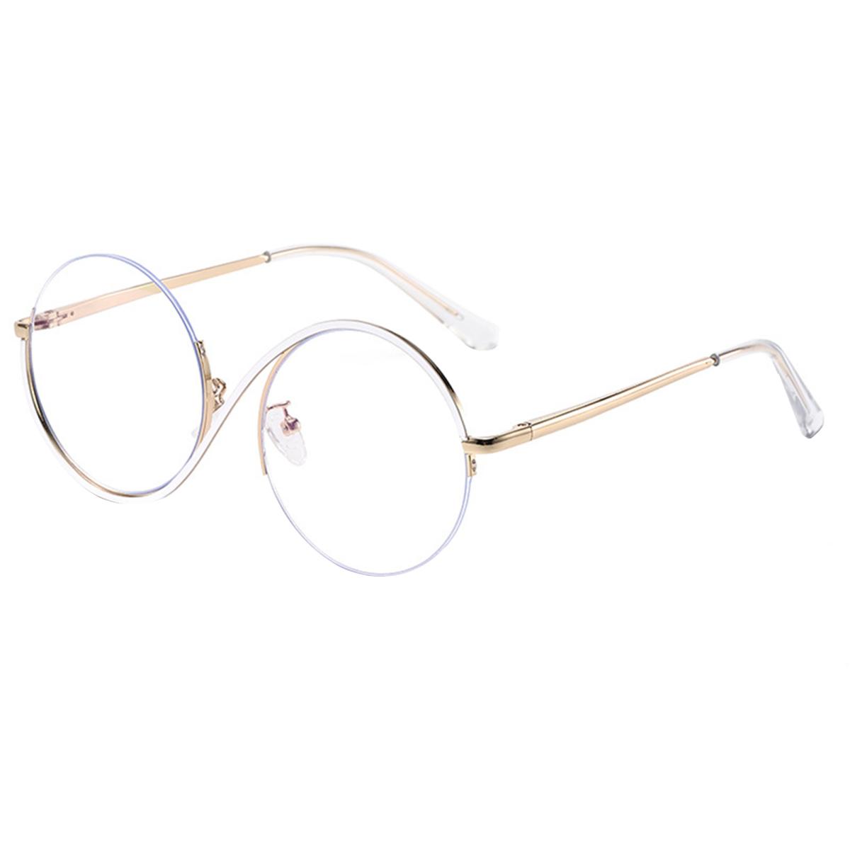 

Очки ведьмы Yousheng, культовый дизайн, плоские зеркала, легкая металлическая оправа, ножки в форме буквы S, круглые очки, реквизит для вечеринок на Хэллоуин, очки для косплея