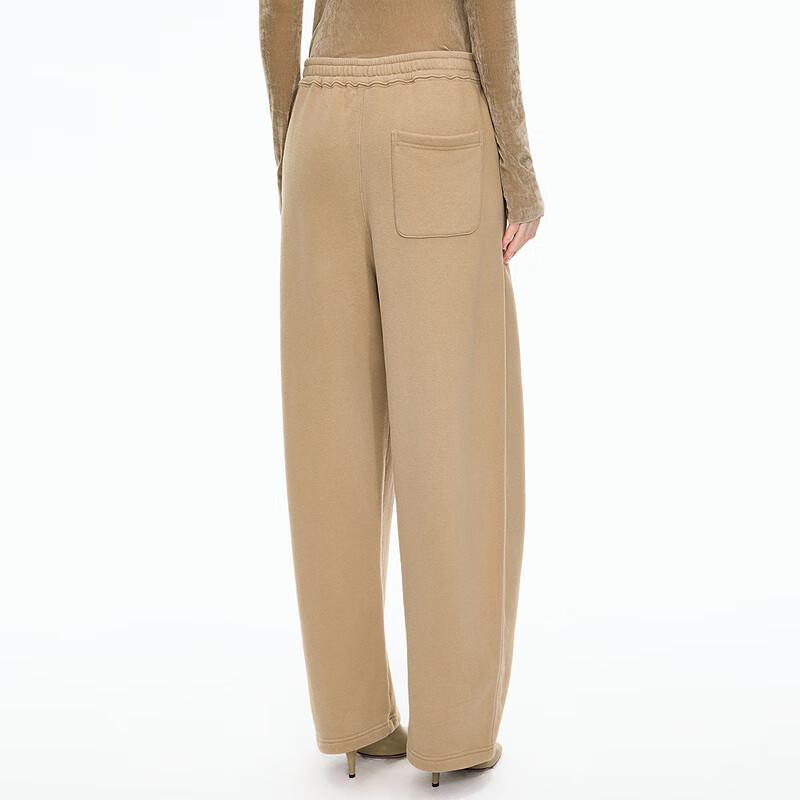 JNBY 2025 Winter Cotton Curved-Leg Casual Pants