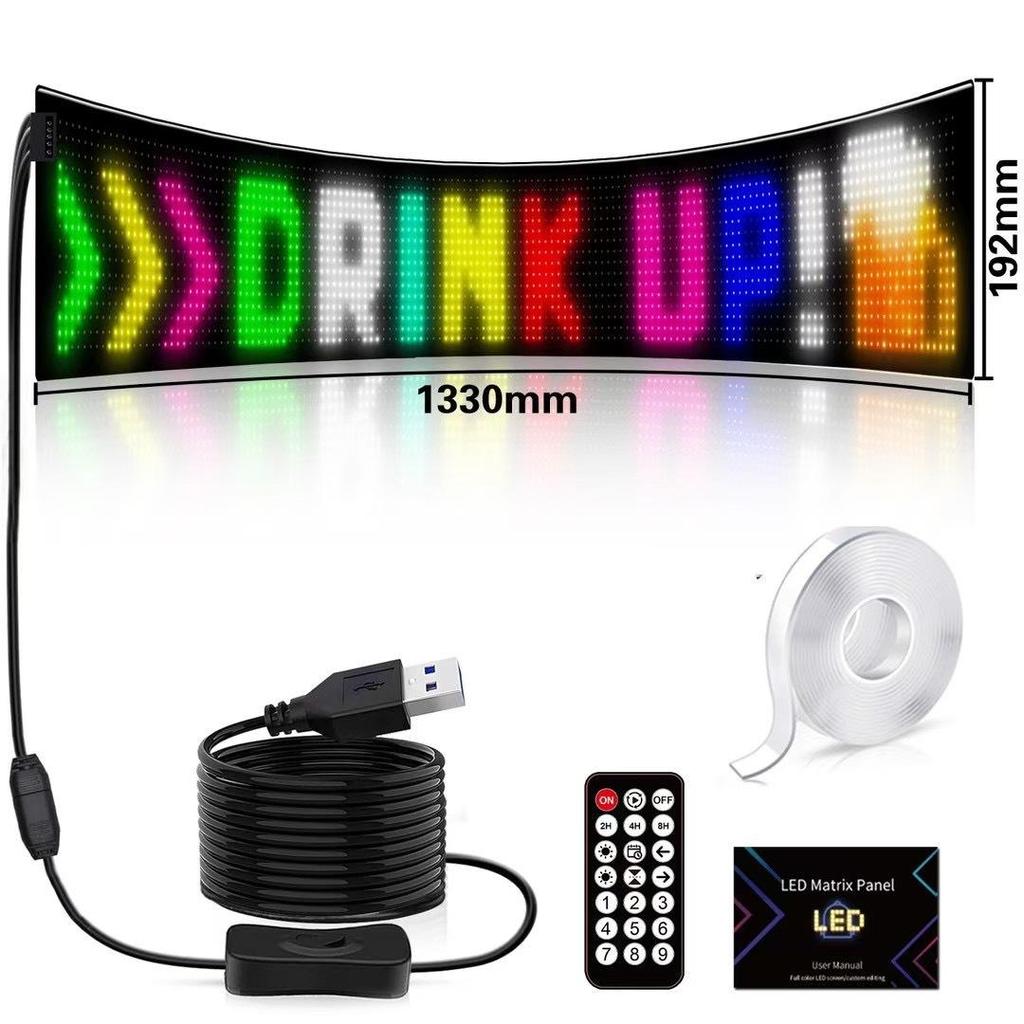 Truck Devil Eye Bluetooth LED Light: Dynamic, Flexible Advertising Screen for Vehicles