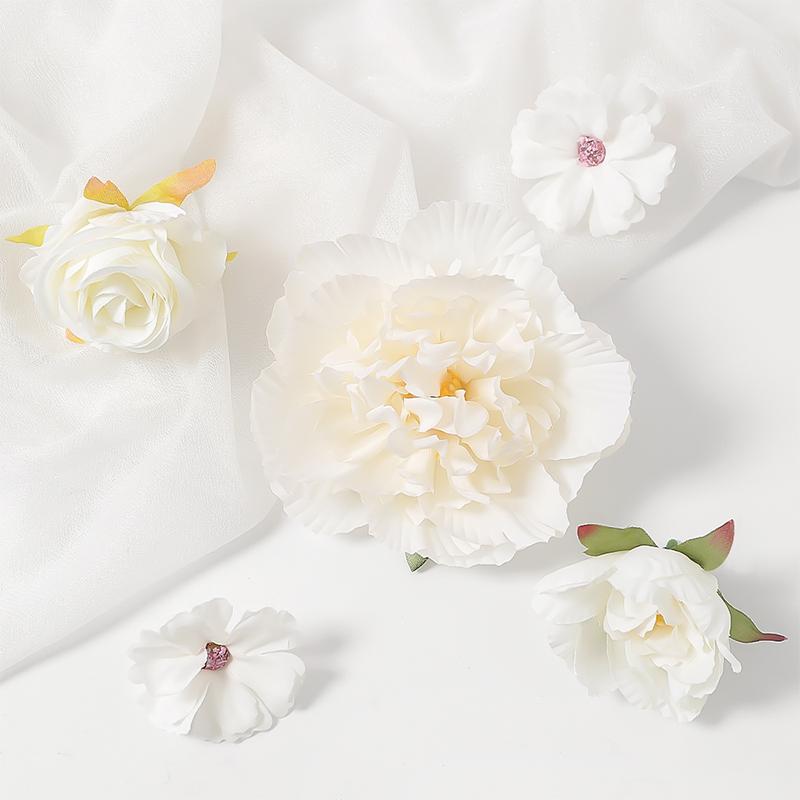 

14/21Pcs 5cm Mixed Artificial Flowers Silk Peony Fake Flowers for Home Decor Wedding Decor DIY Craft Flower Wall Accessories