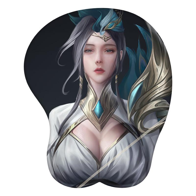 

Yu Ji Anime 3D Mouse Pad Sexy Wrist Rest Desk MousePad Mat Gamer Accessory 26.5x21.5x3 cm