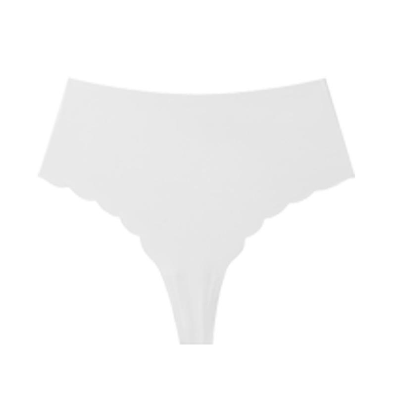 

Трусики-стринги женские из ледяного шелка с высокой посадкой, бесшовные, сексуальные, больших размеров, для йоги, дышащие 4XL белый