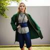 Naruto Shippuden Tsunade Cosplay Uniform, Female Fifth Hokage Konoha Ninja Role Play Costume for Anime Party