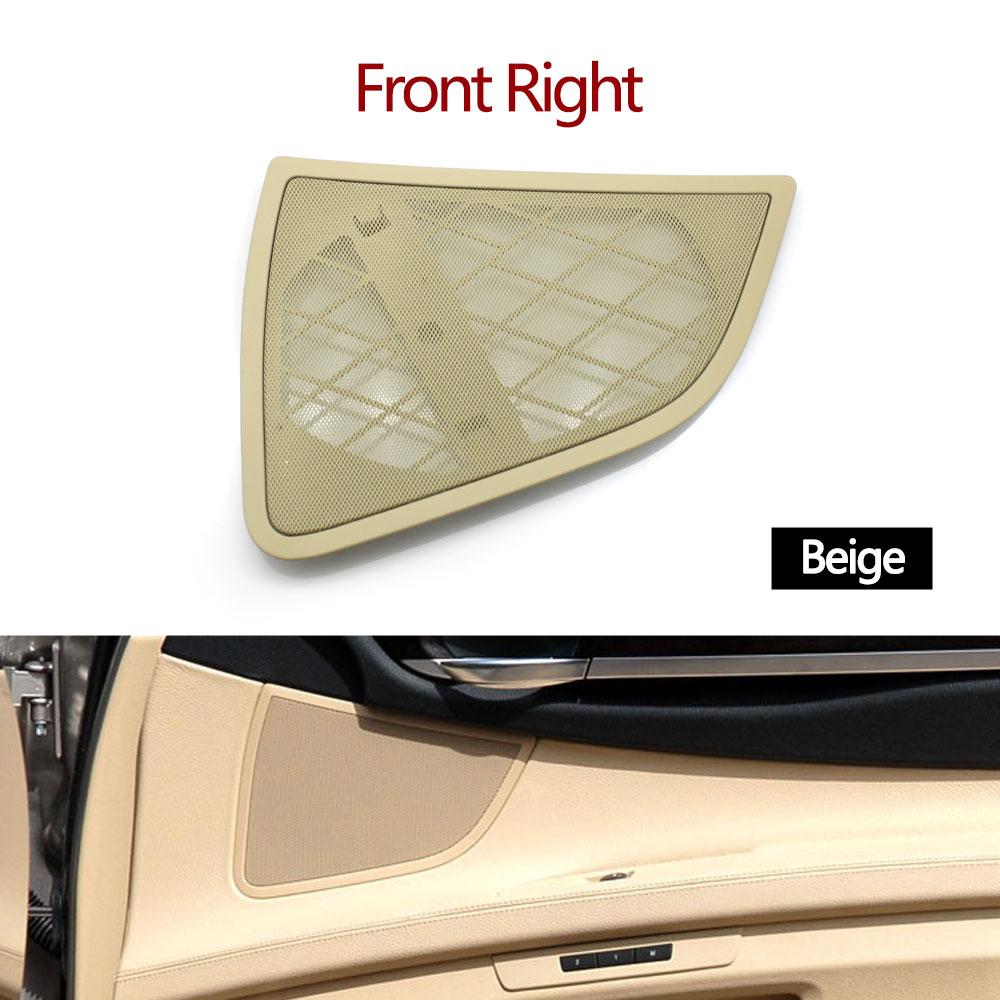 Car Front Rear Left Right Door Horn Loudspeaker Sound Audio Speaker Cover For BMW 7 Series F01 F02 F04 2009-2014 730i 740i 750i
