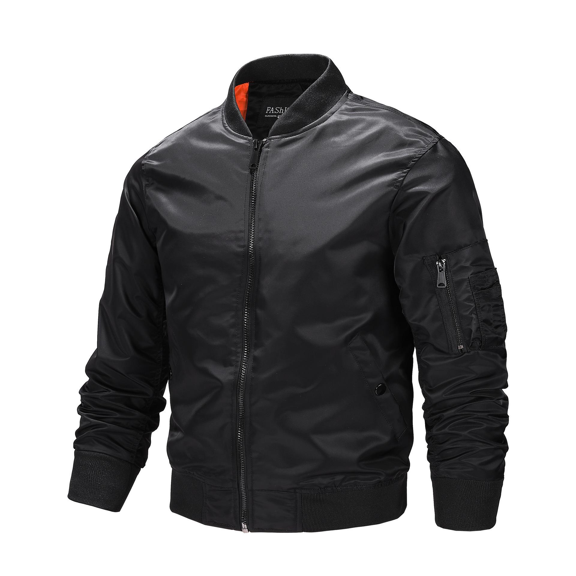 Весна и осень Новая куртка пилота Air Force MA1 мужская бейсбольная форма рабочая куртка — фото 2