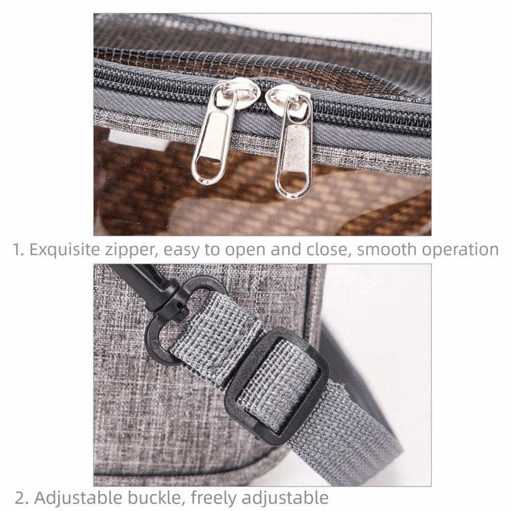 Handheld Hamster Travel Carrier Clear View Guinea Pig Carry Bag Chinchilla Outdoor Cage  Parrot