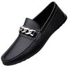 Black and White Men's Loafers Fashionable Minimalist Design Style Outdoor Leisure Business and Party Office Lightweight Shoes 47