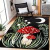 Neueste Wald Fantasy Fußmatte Pilzmuster Teppich für Wohnzimmer Schlafzimmer Sofa Heimdekoration Rutschfeste Fußmatte Große Größe