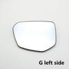 For Honda Civic 2016 2017 2018   Car Wing Door Side Mirror Light Lower Cover Cap Lid Outside Rearview Frame Glass