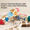 Educational Toy Animal Spin Puzzle Toy  for Helps Develop Fine Motor Skills Logical Thinking