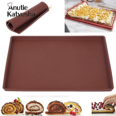Silikon Kuchen Roll Pad Formen Antihaft-Backmatte Macaron Biskuitrolle Ofen Matte Backen Kuchen Matten Form Werkzeuge Küche zubehör