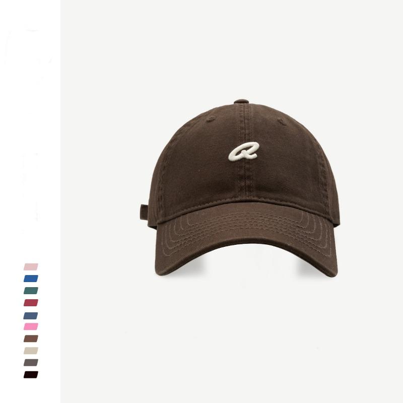 Baumwoll-Baseballkappe Damen lässige Softtop-Kappe Herren Sommer Paar Sonnenhut