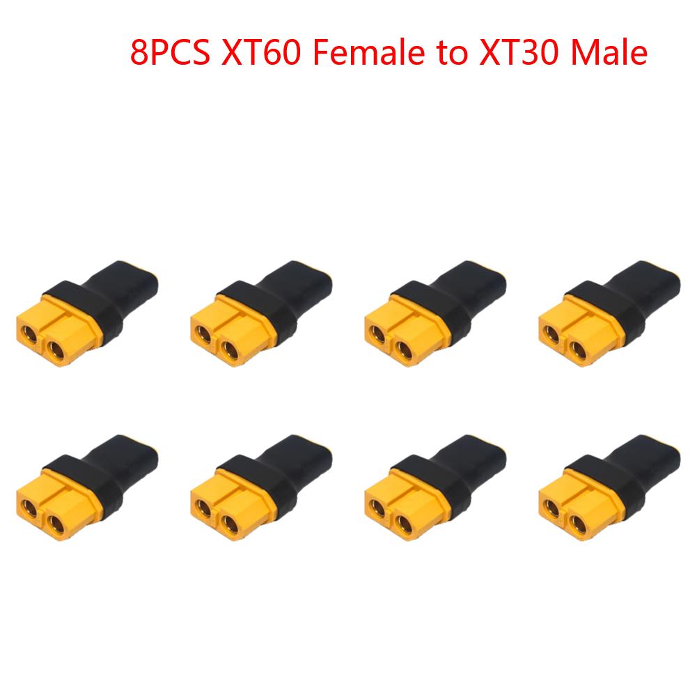 Plastic Adapter Converter DIY Accessories XT60 To XT30 Parallel Adapter Converter Replacement Plug Converter for RC Car Airplane