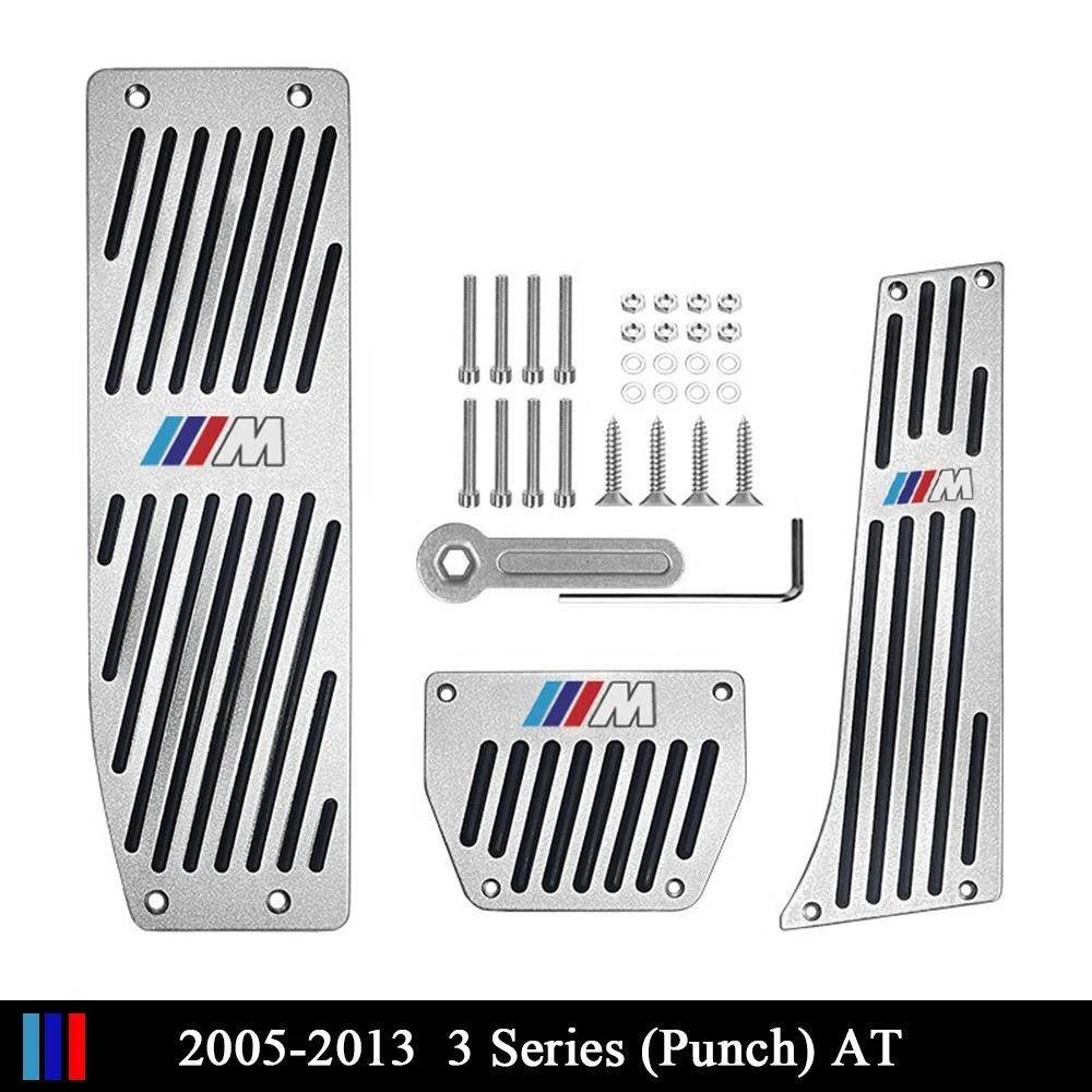ITTH1 3 Pcs Brake Throttle Pedal Set for BMW 3 Series 2005-2025 Yeas E90 F30 G20 Stainless Steel Rubber Anti-Slip Pedal Car Accessorie