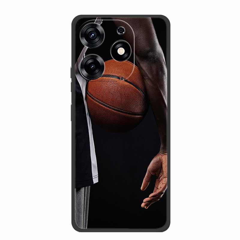 Phone Case For Blackview Shark 9 Case Black Silicone Soft Coque Funda For Blackview Shark 9 Back Cover Case Shark9 6.67" Shell
