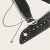 Womens Fashion Waist Belt With Metal Buckle For Retro Style Dress Up