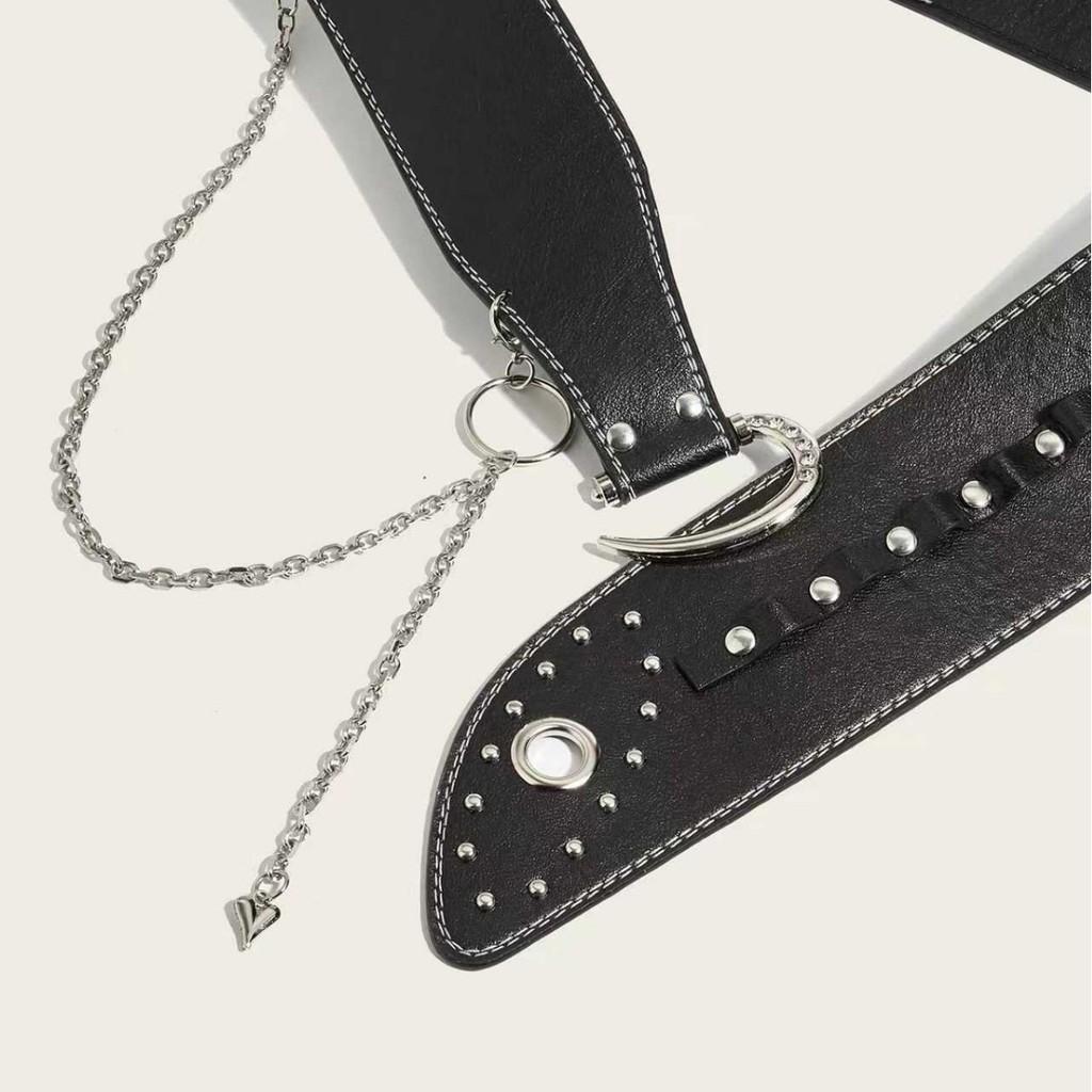 Womens Fashion Waist Belt With Metal Buckle For Retro Style Dress Up