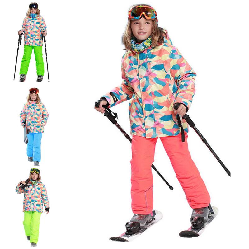 Phibee Kids  Warm Waterproof Ski Suit