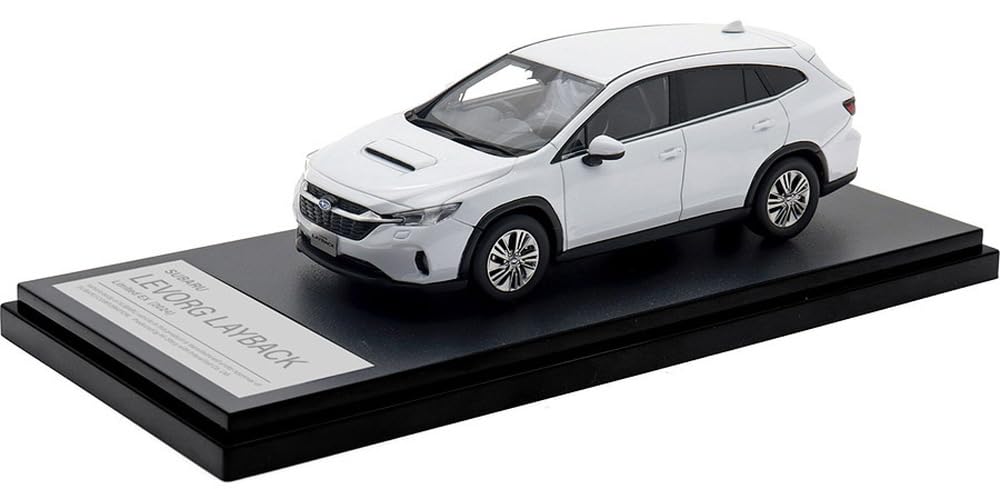 INTERALLIED Hi Story Subaru LEVORG LAYBACK Limited EX Ceramic White Finished Product HS502WH 1/43 (2024)