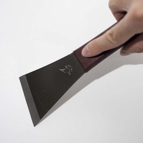 Hakeichi Y-Shaped Leather Skimmer with Hammer, Stainless Steel, 65mm, 1 Piece