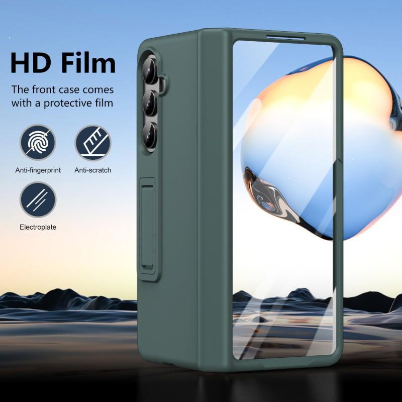 Full Coverage Shockproof Phone Case With Adjustable Stand Galaxy Z Fold8 Fold7 Fold6 Fold5 Fold4 Fold3 PC