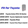 Key Fob Cover for Toyota Camry: 4 Buttons Key Fob Case Fit for Toyota Avalon Camry Hybrid Corolla Highlander Hybrid Prius Plug in Hybrid Scion FR-S