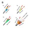Fishing Floats and Bobbers, Spring Ovals Stick Slip Floats Fishing Floats Bobbers, Trout Float Wood Slip Fishing Bobbers