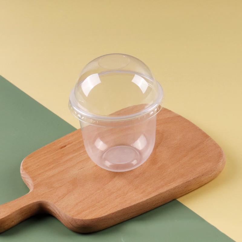 Li Xing Bobo Cake 360ml Disposable Transparent Travel Cup