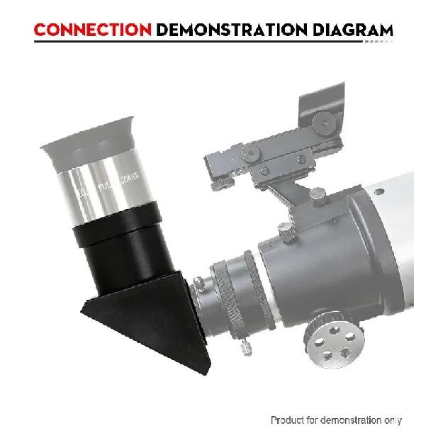 Datyson 0.965" To 1.25" 90° Diagonal Adapter Telescope Accessory for Stargazing
