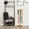 Baseball Bat Holder and Ball Display Shelf Baseball Bat Stand Shelf Rack,Baseball Bat Storage Organizer,Holder 10 Bats By Wood