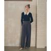 JILL by JILL STUART Marron Erica Thread Rib Knit Gray Women's Sweater,
