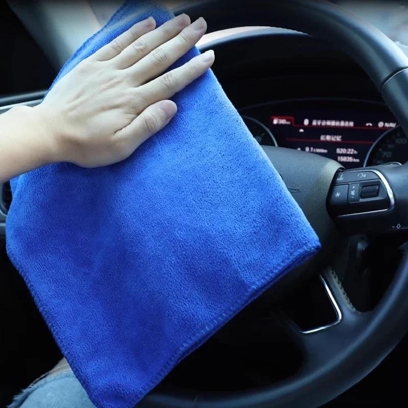Microfiber Cleaning Cloths Lint Free Microfiber Cleaning Towel Cloths Reusable Cleaning Towels W/ Super Absorbent for Car Window