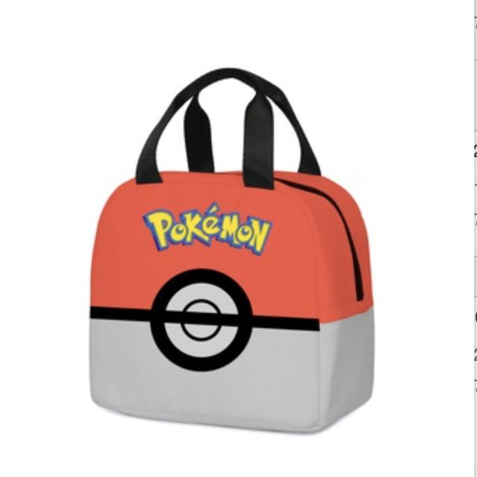 Niedliche Pikachu Pokemon Lunchtasche Cartoon Handtasche Kühltasche für Kinder Tragbar und stilvoll