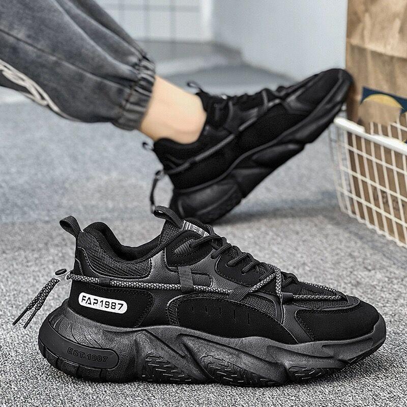 

Мужская обувь Весенняя дышащая сетчатая спортивная обувь Мужская трендовая обувь Everything Heightens Board Shoes Повседневная обувь для бега Daddy Shoes 44